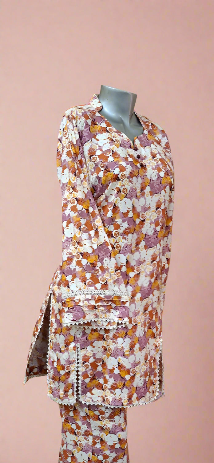 MS 2pc winter Cotton Tailored suit