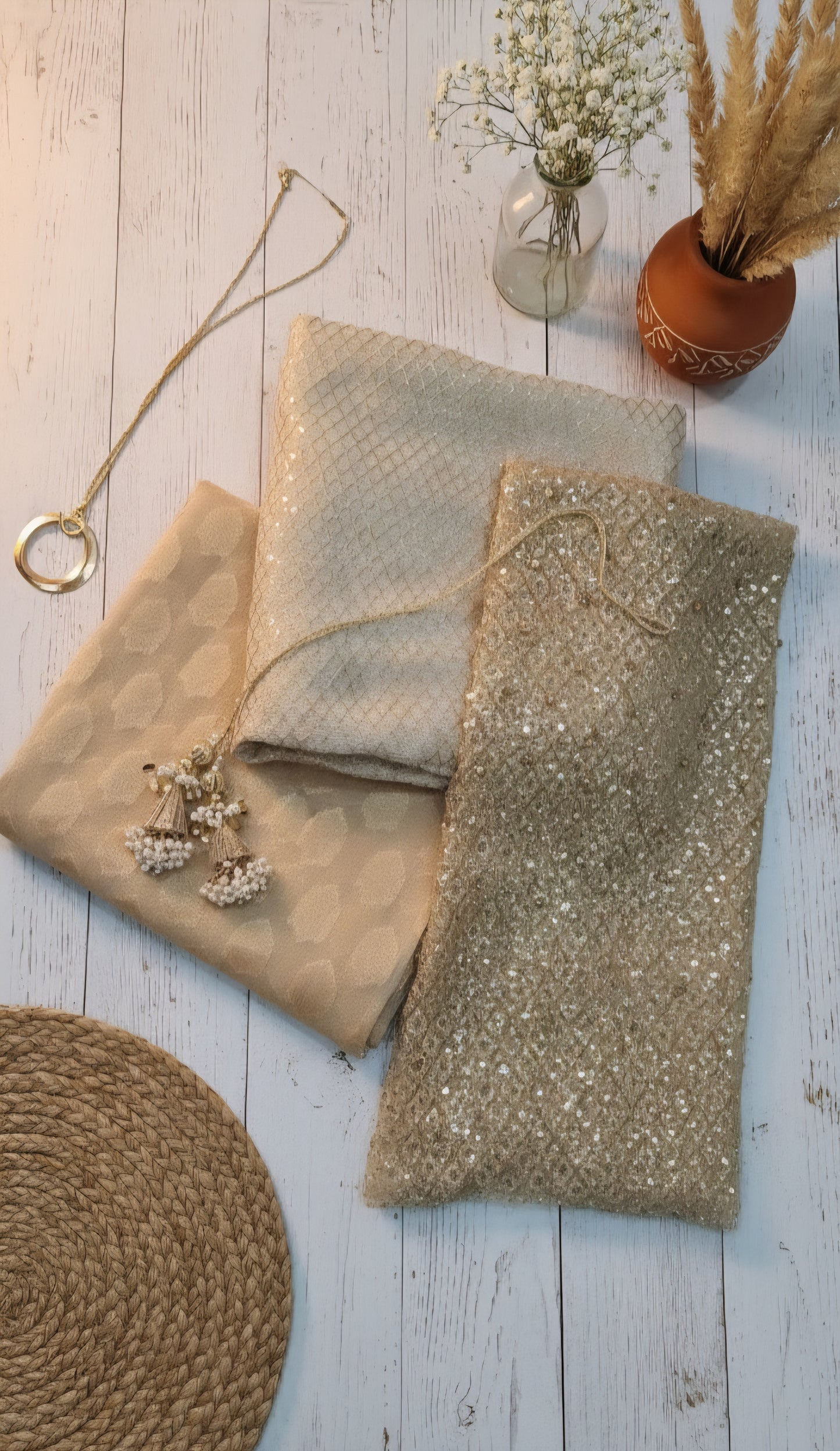 MS 3Pc Gold Fancy suit