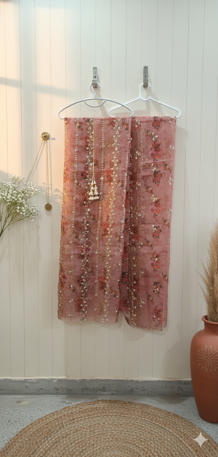 MS 3Pc Light Peach Fancy suit