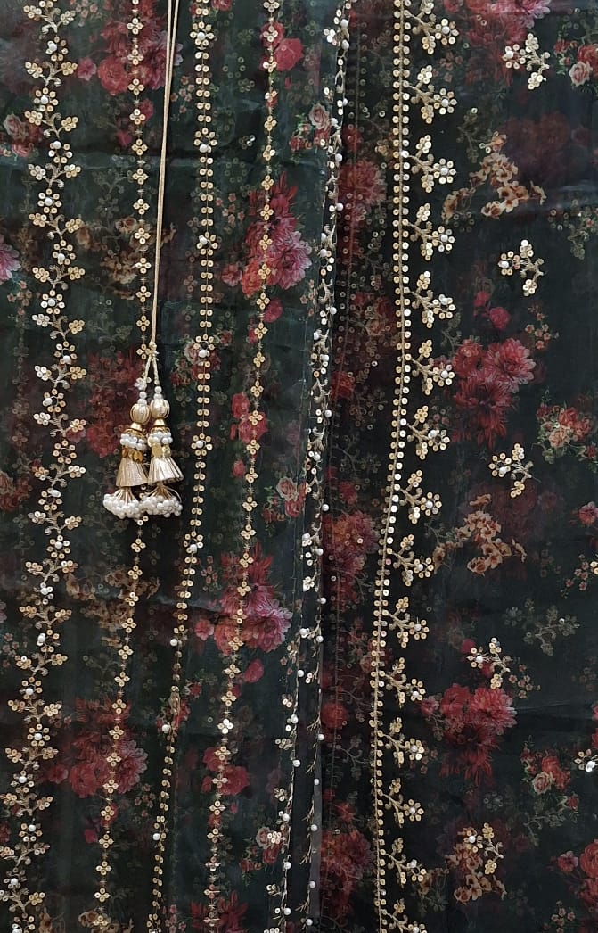 MS 3Pc Bottle Green Fancy suit