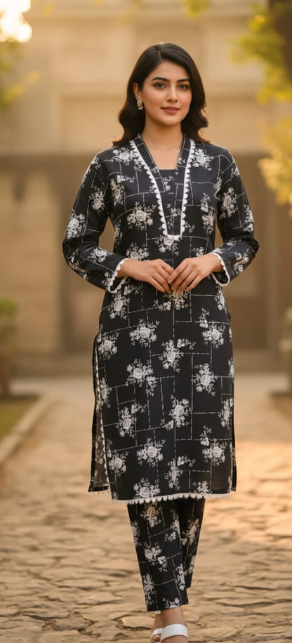 MS 2Pc winter Cotton Tailored suit