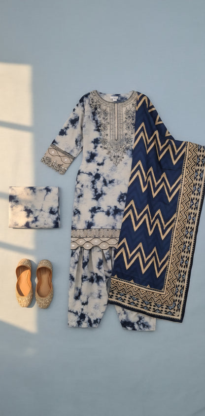 MS 3Pc Khaddar Tailored suit