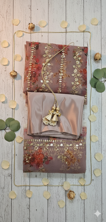 MS 3Pc Lilac Fancy Suit