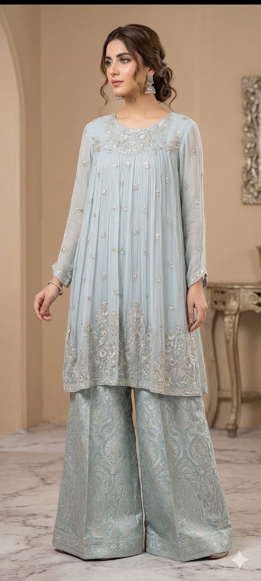 MS 2pc chiffon fancy Suitt