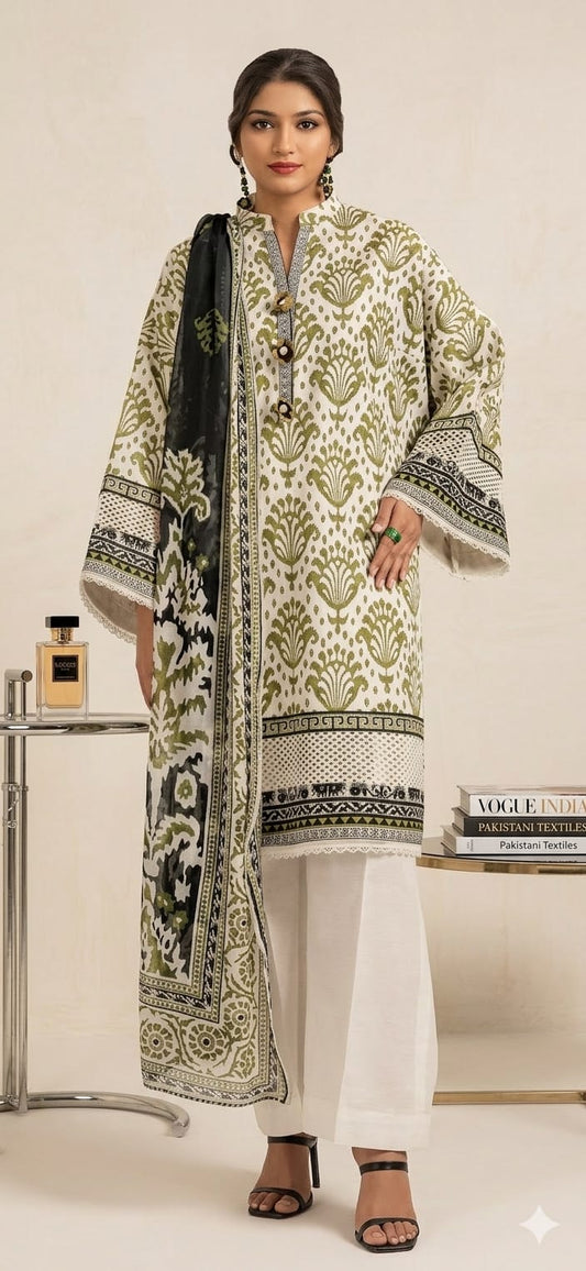 3pc lawn suit