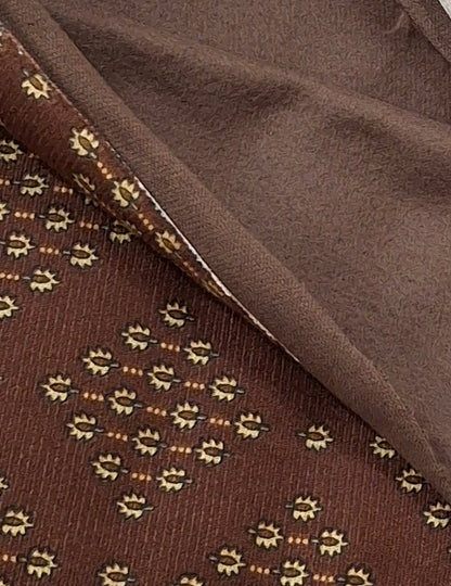 MS 2pc brown Heater whool suit