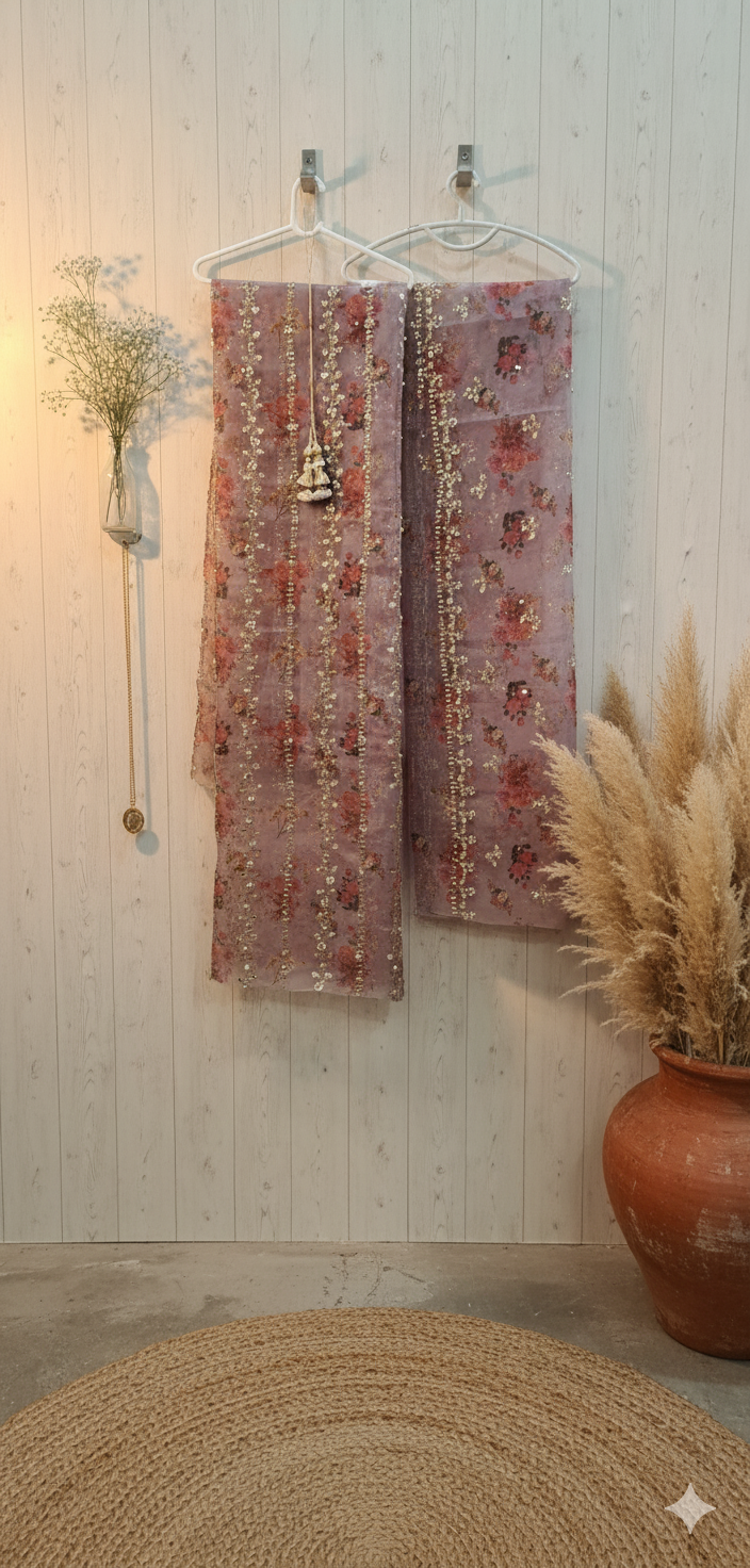 MS 3Pc Lilac Fancy Suit