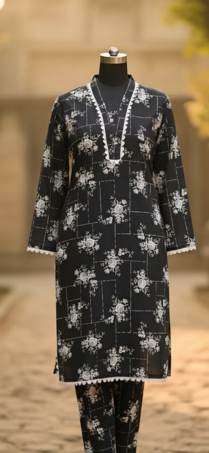 MS 2Pc winter Cotton Tailored suit